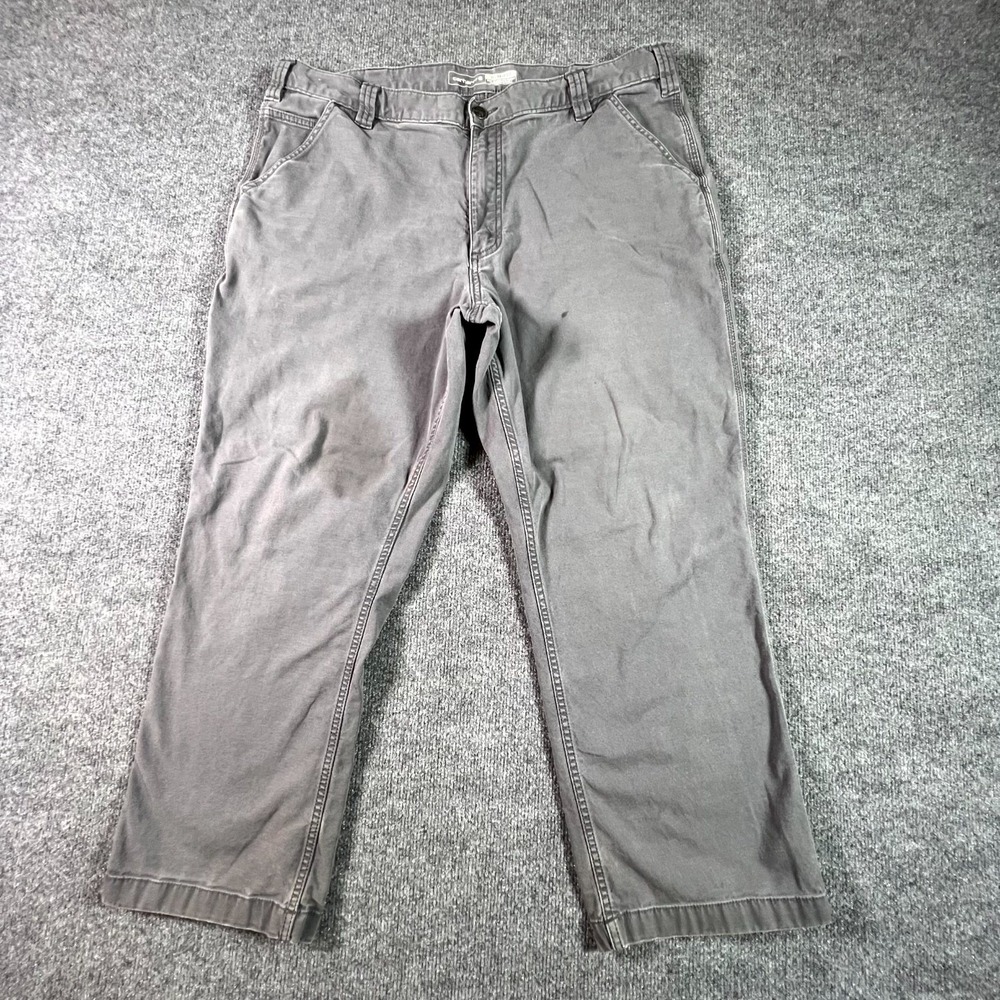 Carhartt Pants Men 40x30 Gray Relaxed Fit Rugged Flex Utility Carpenter Workwear